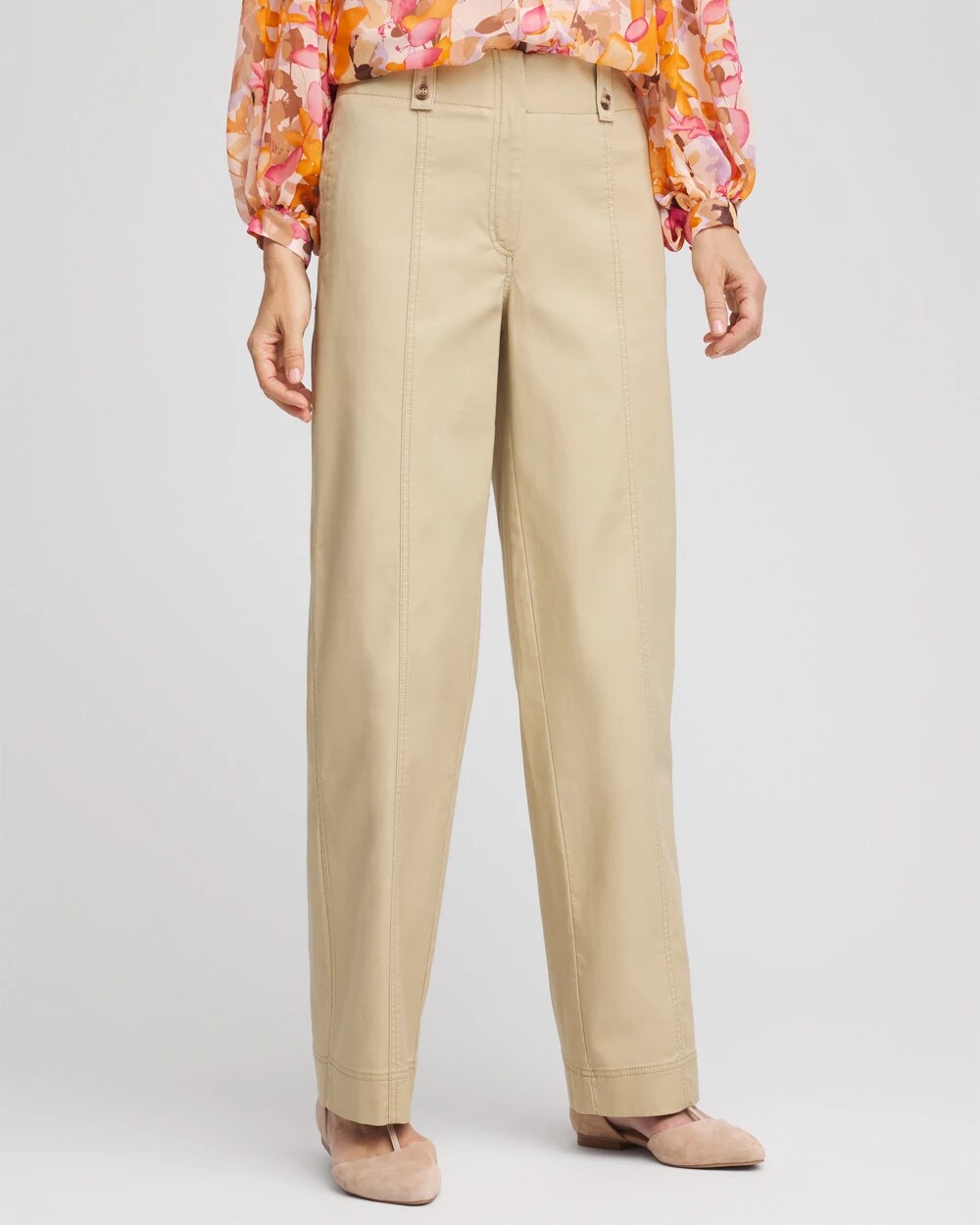 CHS_BELTED WIDE LEG PANT